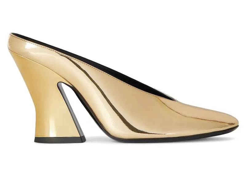 Givenchy Shark Sculpted Mule 95mm Heel Golden (BE4044E2DD-715)