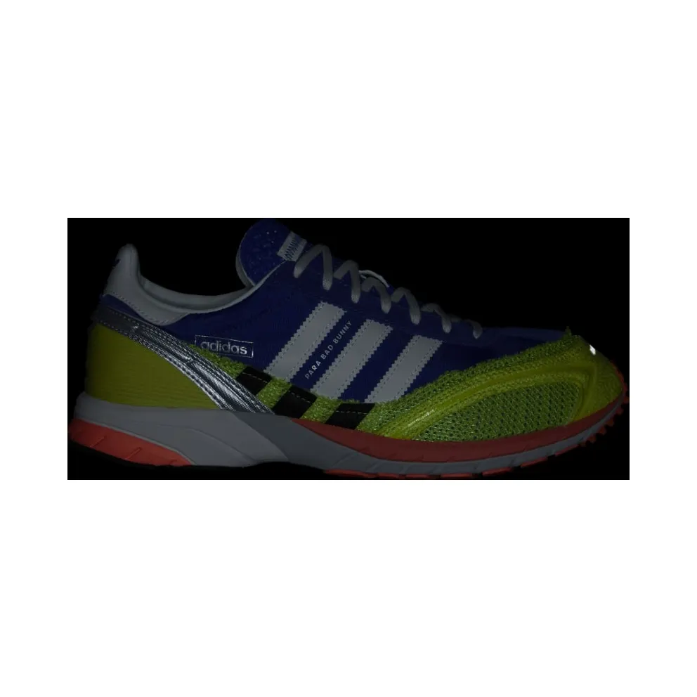 Adidas Bad Bunny Adizero 72 Blue / Core White / Shock Yellow (JQ8757)
