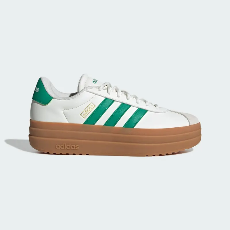 Adidas VL Court Bold Core White / Court Green / Gold Metallic (JQ7832)