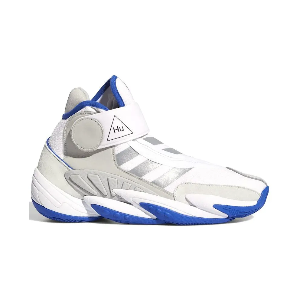 adidas Crazy BYW Pharrell Williams Schuh Cloud White / Collegiate Royal / Silver Metallic (EF7215)