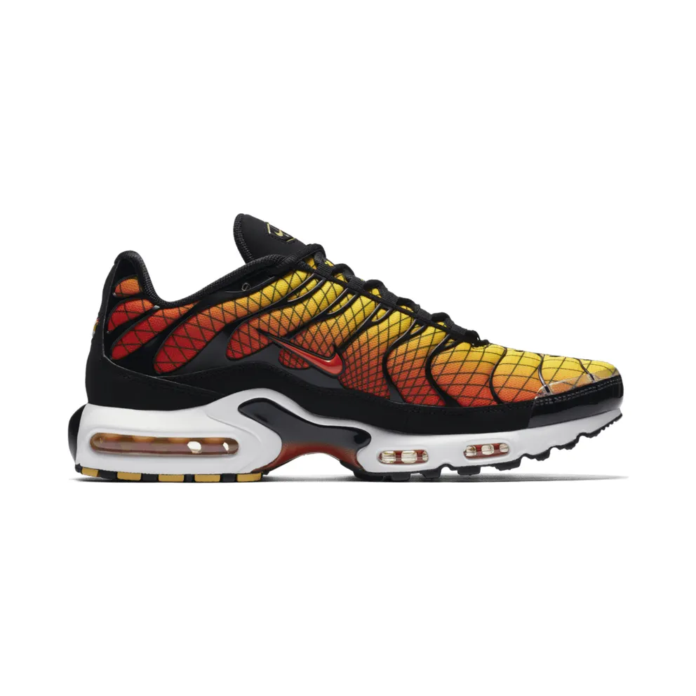 Nike Air Max Plus Greedy Black/Tour Yellow-Team Orange-Chile Red (AV7021-001)
