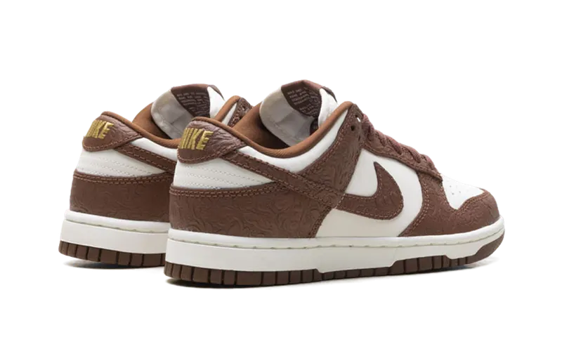 Nike Dunk Low “Embossed Baroque Sail Fauna Brown” (IF3944-100)