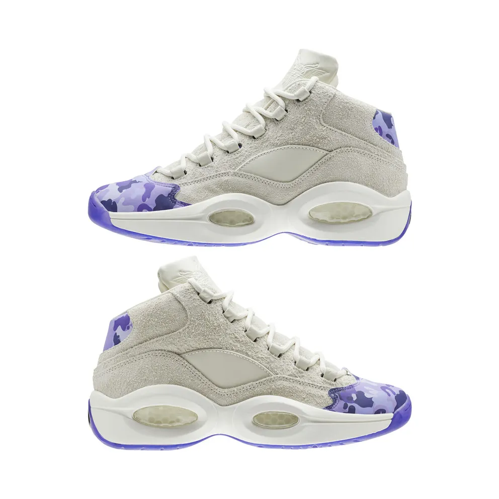 Reebok Question Mid Cam’Ron Chalk/Lush Orchid-Purple (Other Brands Reebok)
