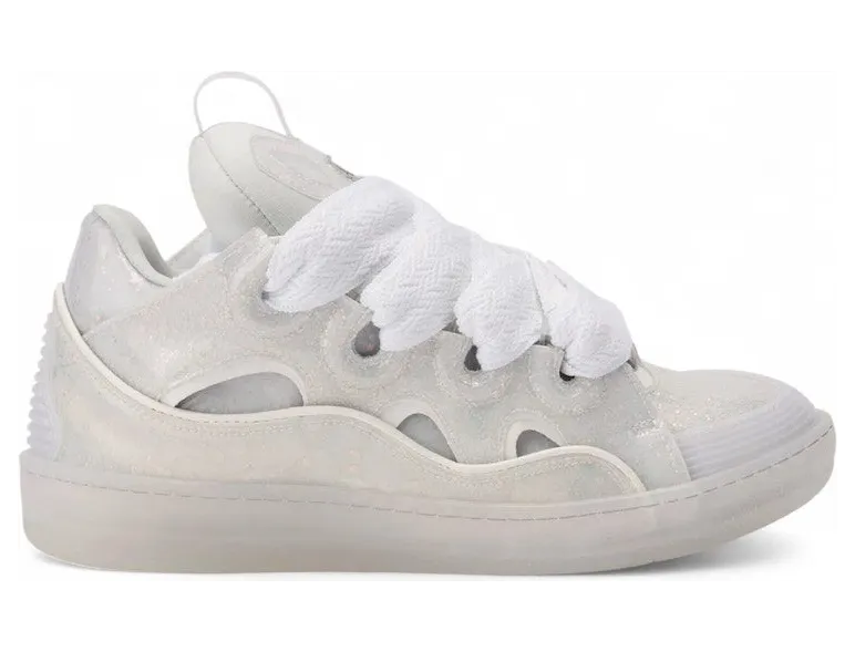 Lanvin Curb White Glitter (FU SKDK12 MEDU P2500)
