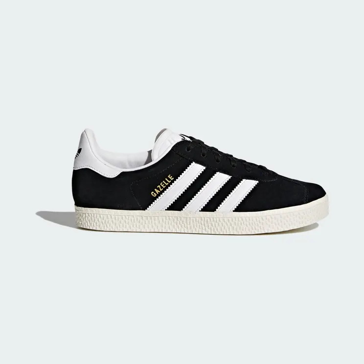 adidas Gazelle “Core Black / Footwear White / Gold Metallic” (BB2502)