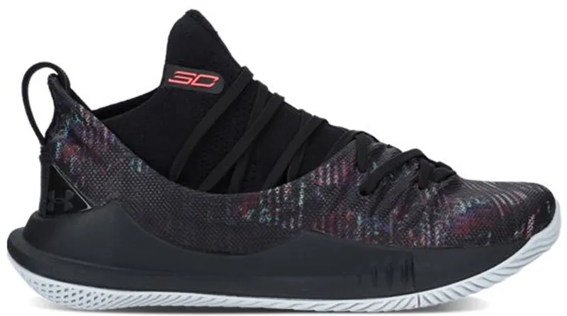 Under Armour Curry 5 Black Multi-Color Black/Multi (3020657-005)
