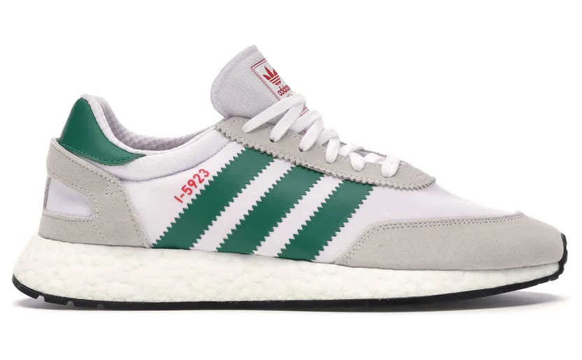 Adidas I-5923 ‘Bold Green’ Cloud White/Bold Green/Collegiate Red (D96818)