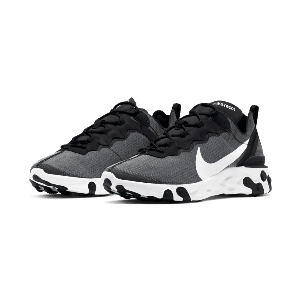 Nike React Element 55 SE Black White Black/White (CI3831-002)