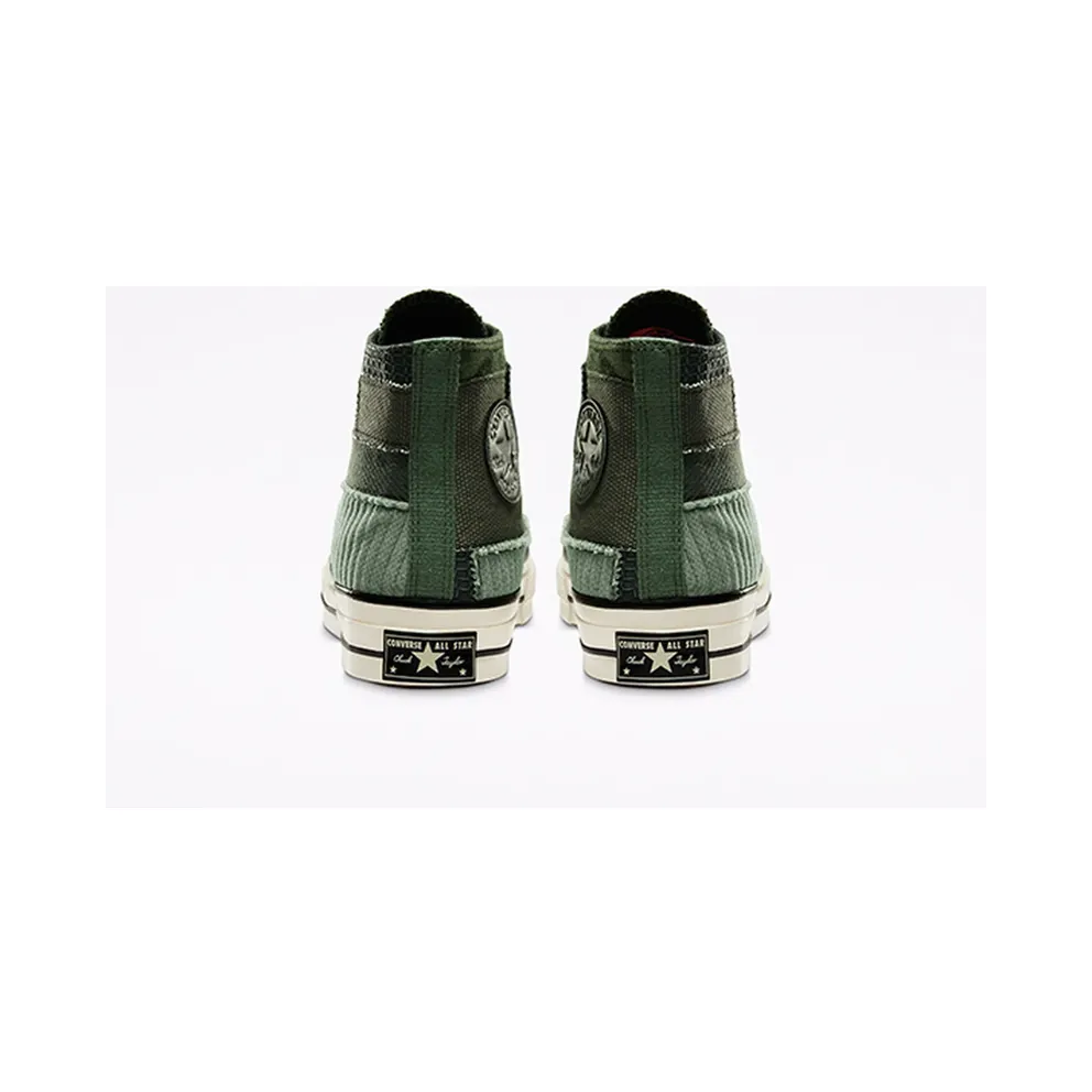 Converse Mono Patchwork Chuck 70 High Top Forest Egret Forest/Egret/Black (167138C)