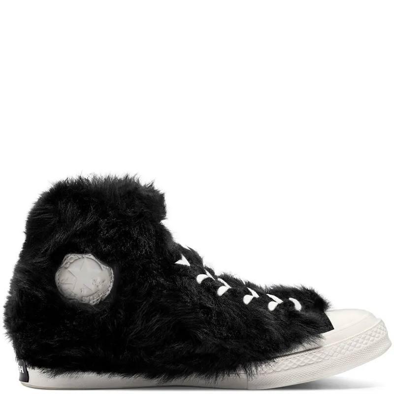 Converse Chuck 70 High Ambush – Fuzzy Black Egret (170586C)