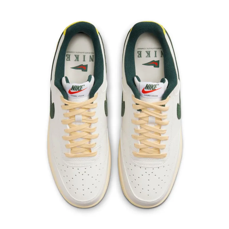 Nike Court Vision Low Sail Pro Green Opti Yellow (FD0320-133)