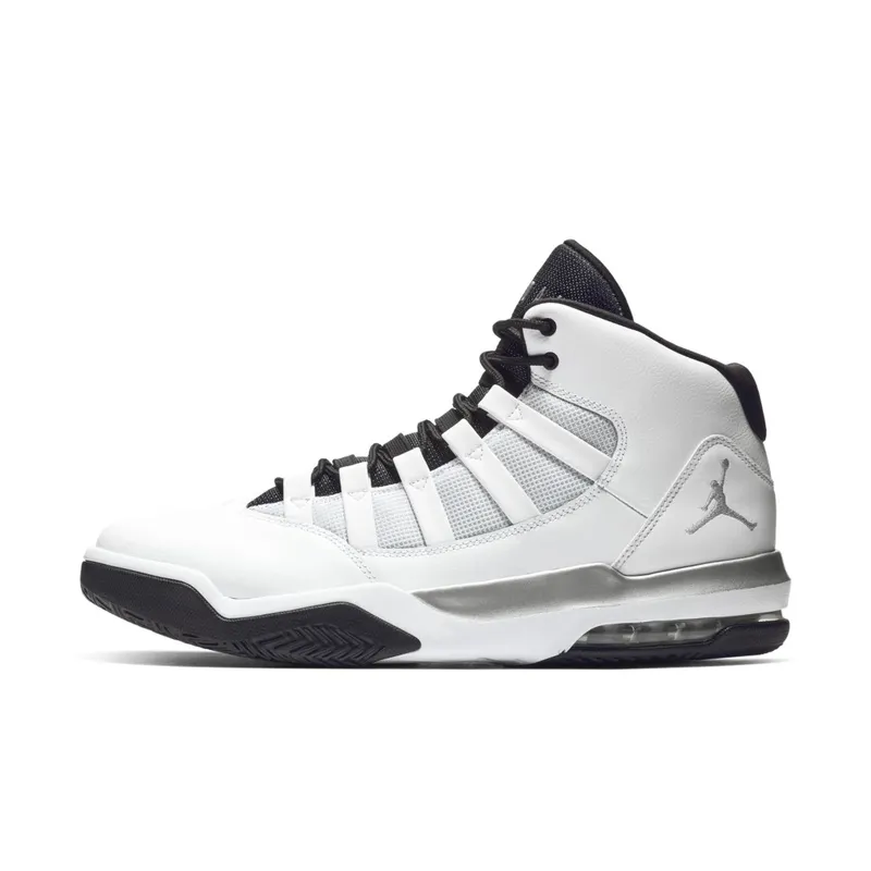 Jordan Max Aura White Metallic Silver Black White/Metallic Silver-Black (AQ9084-102)
