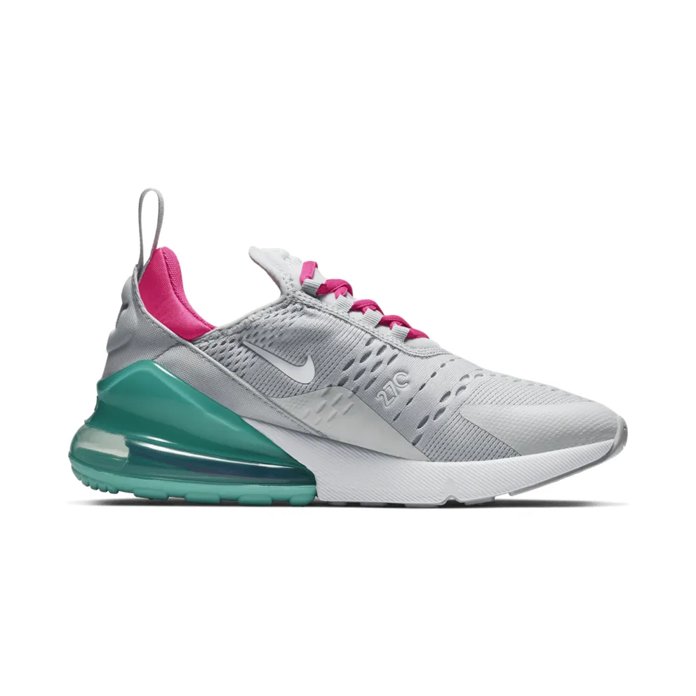 Nike Air Max 270 South Beach (W) Pure Platinum/Pink Blast-Aurora-White (AH6789-065)