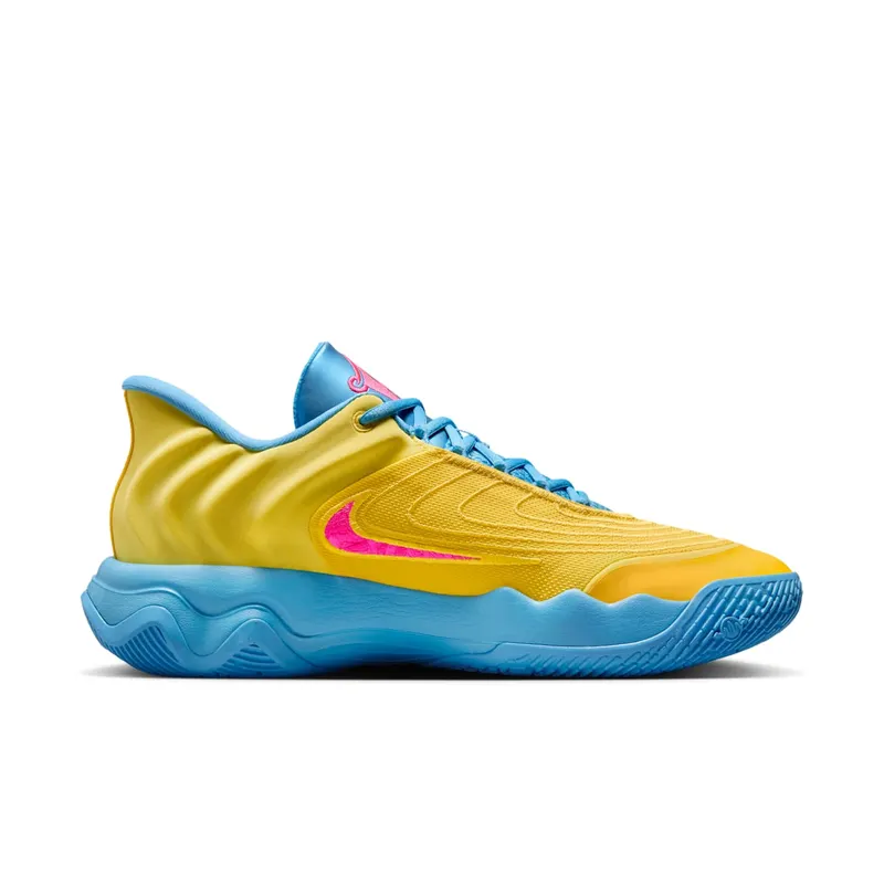 Nike Giannis Immortality 4 Lightning University Blue Barely Volt Hyper Pink (FQ3680-700)