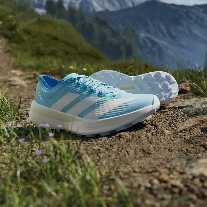 Adidas Terrex Agravic Speed 2 Trailrunningschoenen Blue Burst / Dash Grey / Lime Burst (JR9114)