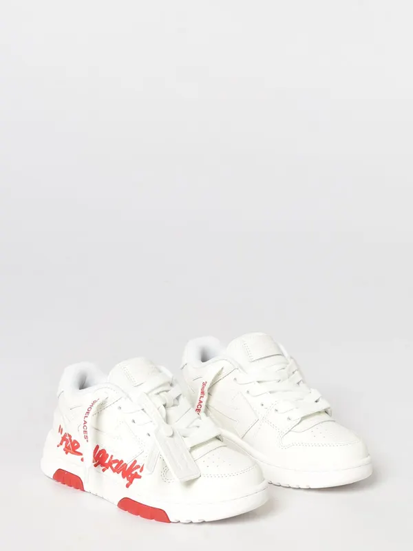 Off-White Out Of Office “For Walking” Leather White (B011S6L0020125)