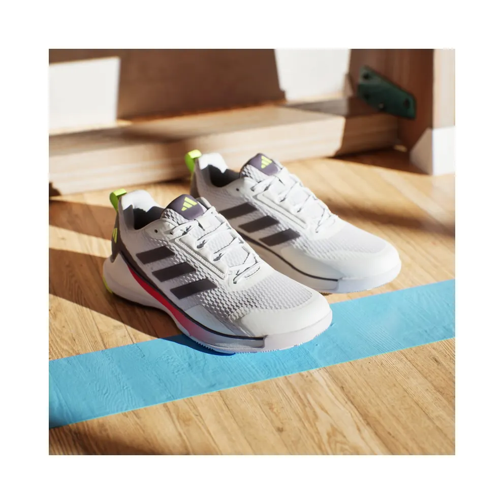 Adidas Novaflight 2 Indoor Cloud White / Aurora Met. / Aurora Plum (JQ9206)