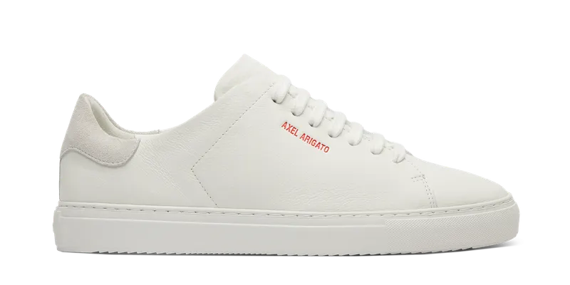 Axel Arigato Clean 90 Sneaker “White,Red” (F4620001)