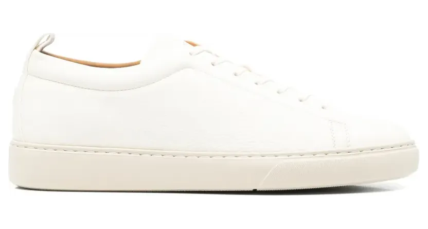 Henderson Baracco Sneakers aus gekörntem Leder – Weiß (COLBYC10)