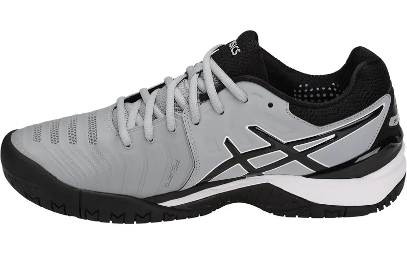 ASICS Gel-Resolution 7 Mid Grey Black White (E701Y-9690)