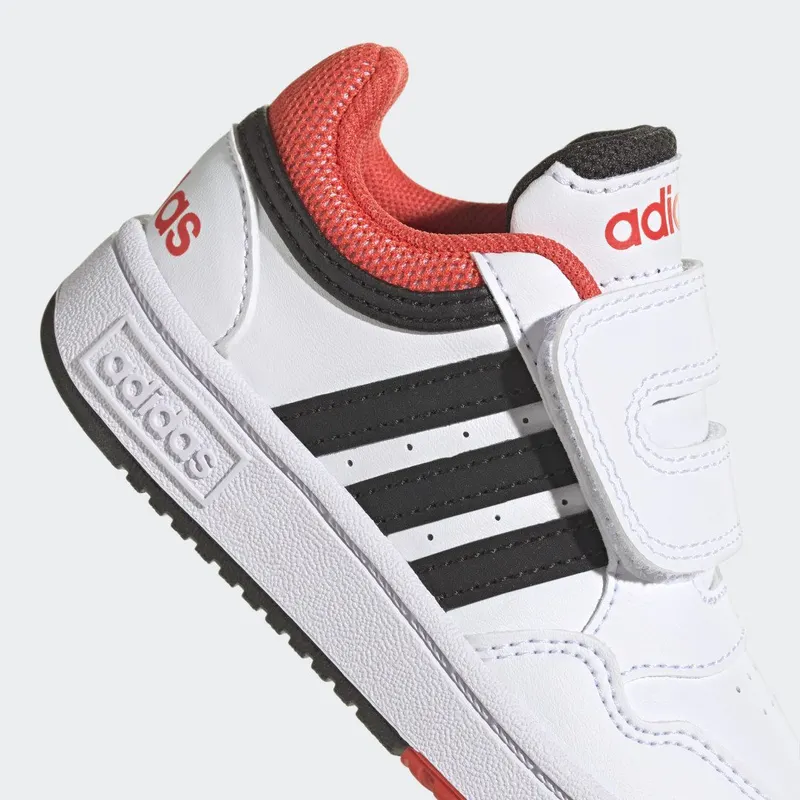Adidas Hoops Cloud White / Core Black / Bright Red (H03860)