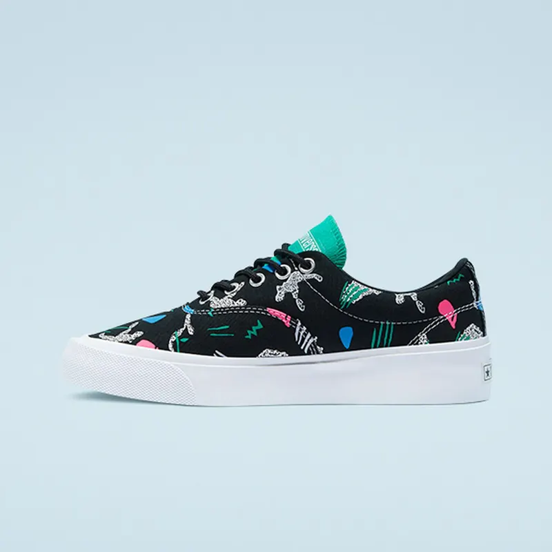 Converse Archive Print Skidgrip CVO Low Top Black/court Green/White (170725C)