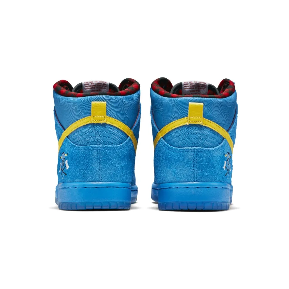 Nike Dunk SB High Familia Blue Ox Photo Blue/Tour Yellow-White-University Blue (313171-471)