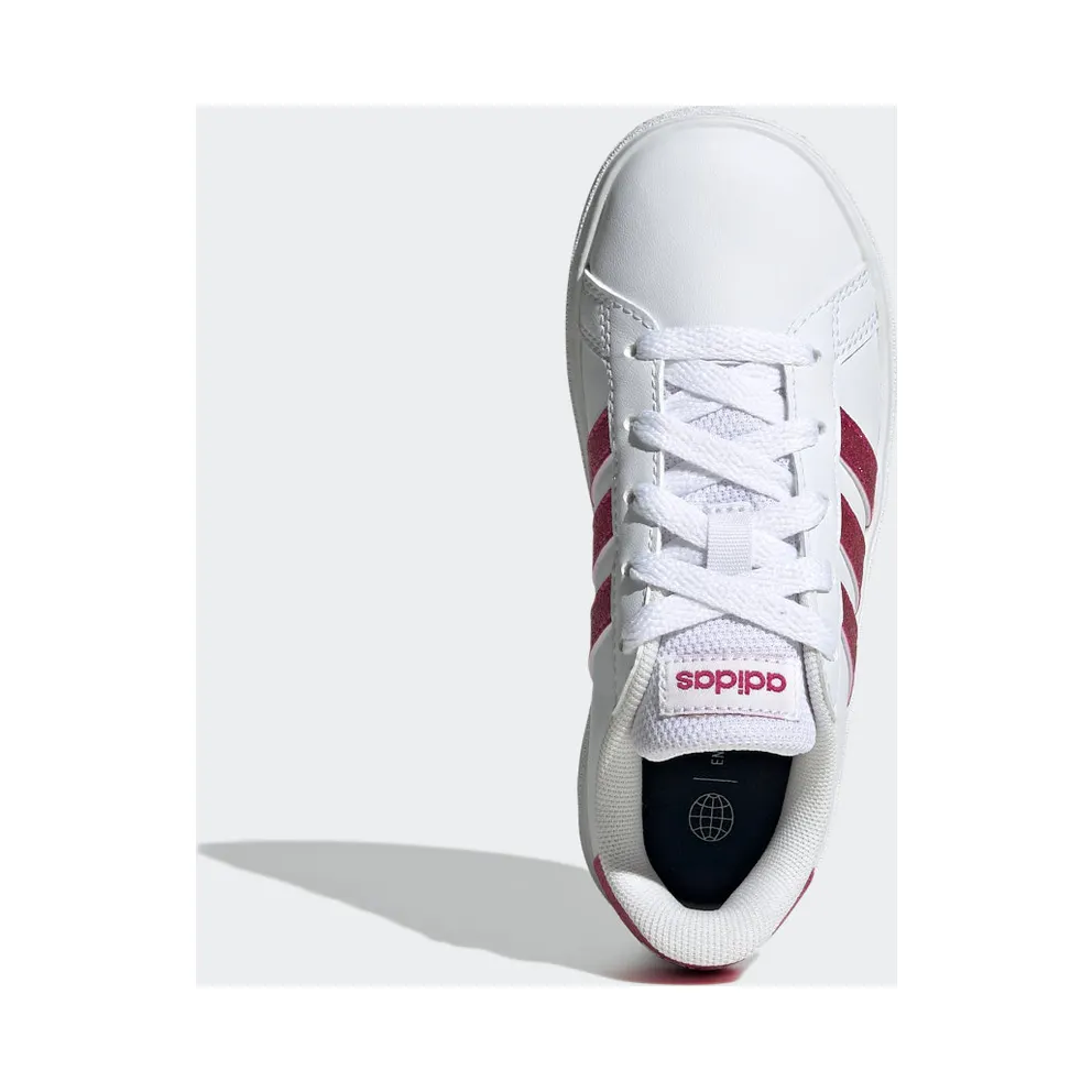 Adidas Grand Court Lifestyle Tennis Lace-Up Cloud White / Team Real Magenta / Cloud White (GY4764)