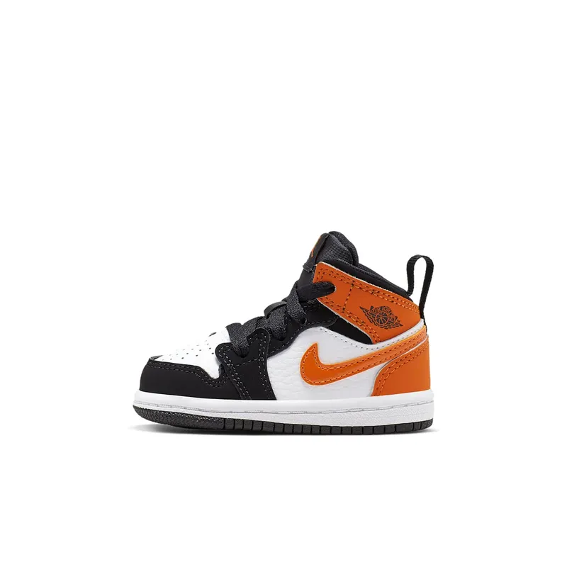 Jordan 1 Mid Shattered Backboard (TD) Black/Starfish-Starfish-White (640735-058)