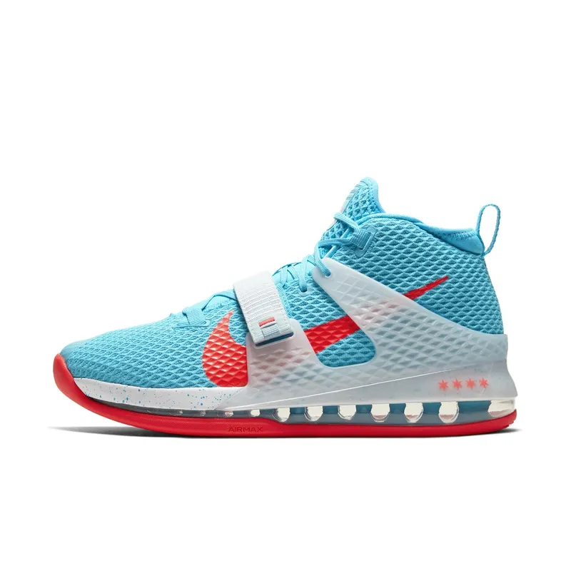Nike  Air Force Max 2 Chicago All-Star (2020) Blue Fury/White-Bright Crimson (AV6243-400)
