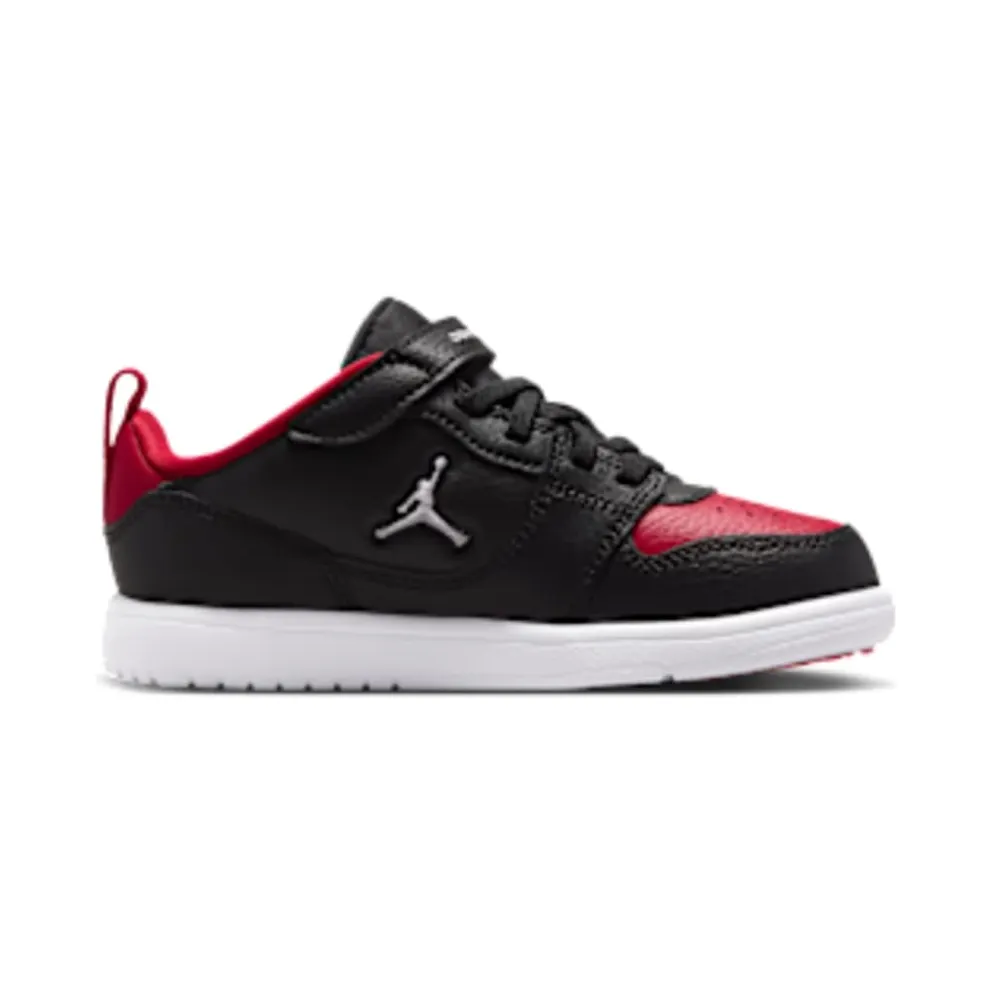 Nike Jordan Court Connect Low “Black / Gym Red / White” (IQ6046-003)