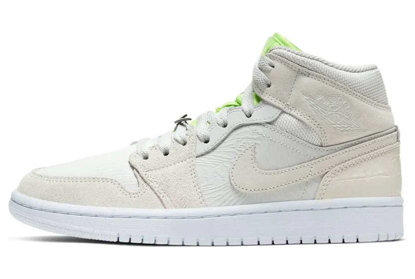 Air Jordan 1 Mid “Vast Grey / Ghost Green / White” (CV3018-001)