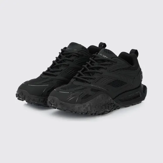 Plein Sport Urban Sprinter Mesh and Rubber Sneakers Black (SAFSUSC0933STE003N0202)