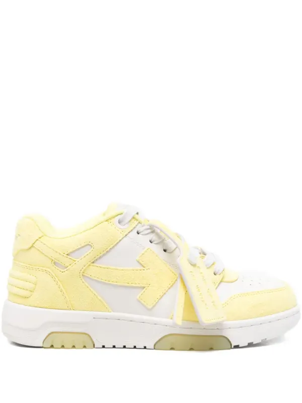 Off-White with Arrow-patroon – Yellow (OWIA259F25LEA0040518)