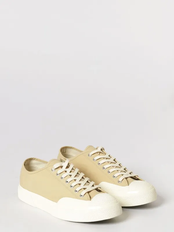 SUPERGA 2432 Works Cotton with Rubber Toe Cap and Sole Beige (S51347WA6P)