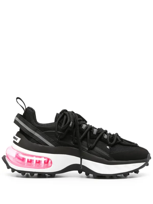 DSQUARED2 Chunky Sneakers mit reflektierendem Detail – Schwarz (SNW0306117C2809)