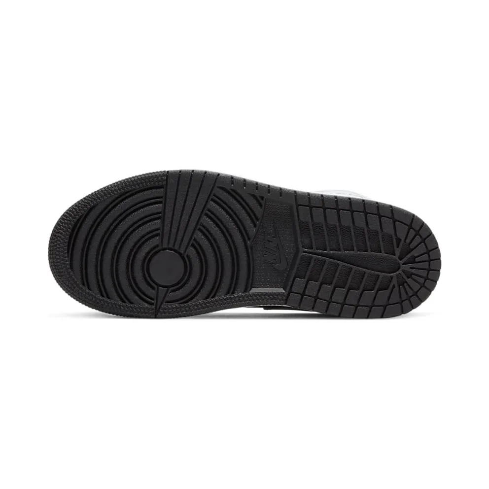 Jordan 1 Mid White Shadow (PS) Black/Medium Grey-White (640734-073)