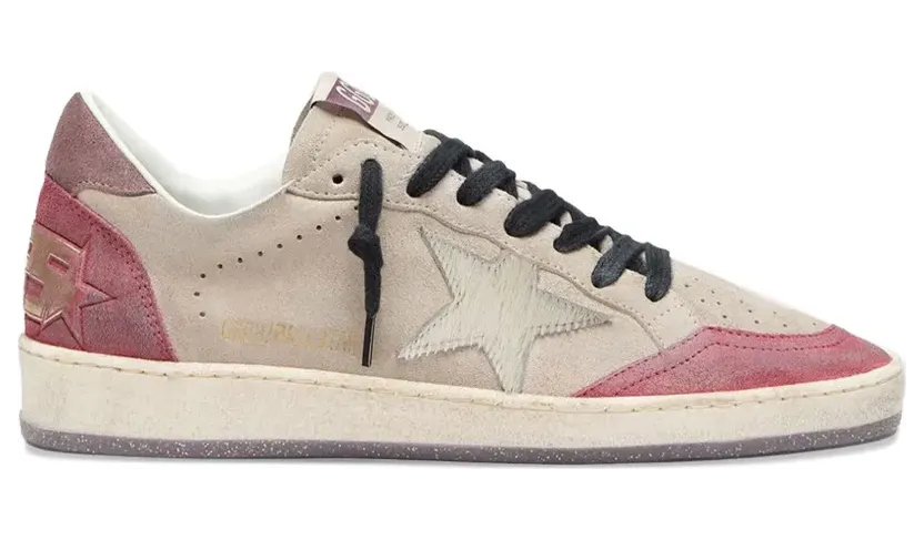 Golden Goose Super Star Sneakers aus Wildleder – Nude (GWF00117F007899)