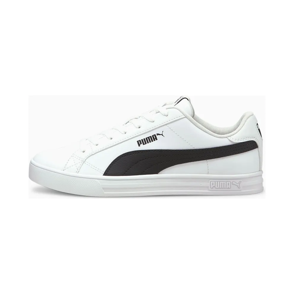 Puma Smash Vulcanised V3 Low White/Black (380752-02)