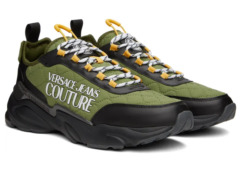 Versace Jeans Couture Green Wave Sneakers (E73YA3SW5 EZS458) (4)