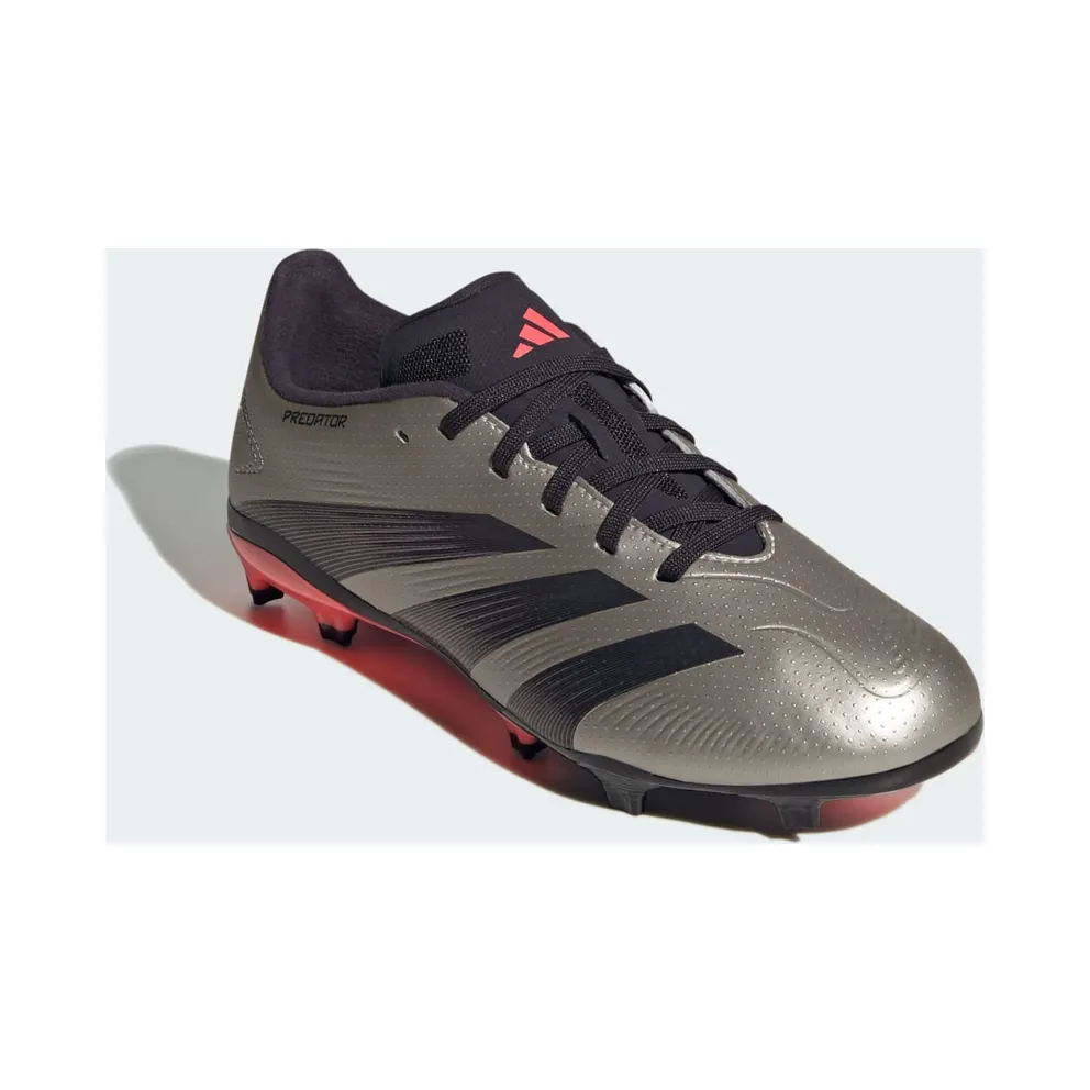 adidas Predator League FG Platinum Metallic Aurora Black Turbo (IF6354)