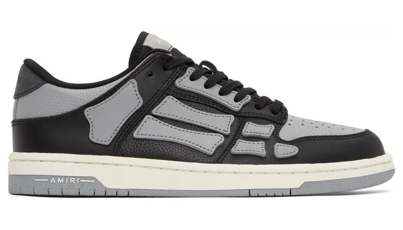 AMIRI Black & Grey Low Skel Top Sneaker (SS22MFS003)