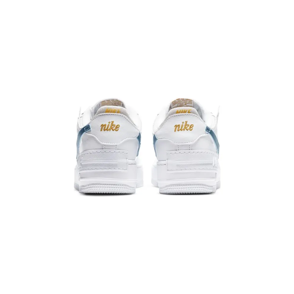 Nike Air Force 1 Shadow White Vast Grey Glacier Ice (W) White/Vast Grey-University Gold-Glacier Ice (DA4286-100)