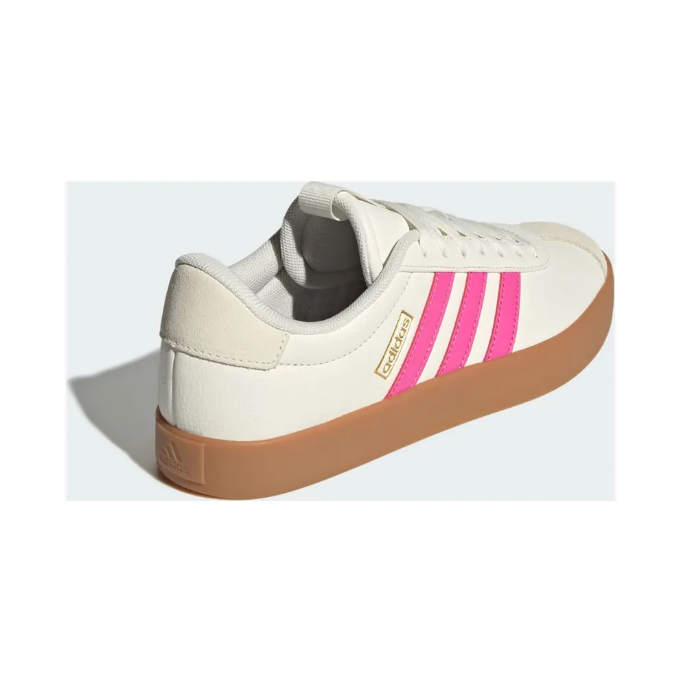 Adidas VL Court 3.0 Core White / Pulse Magenta / Gold Metallic (JP5347)