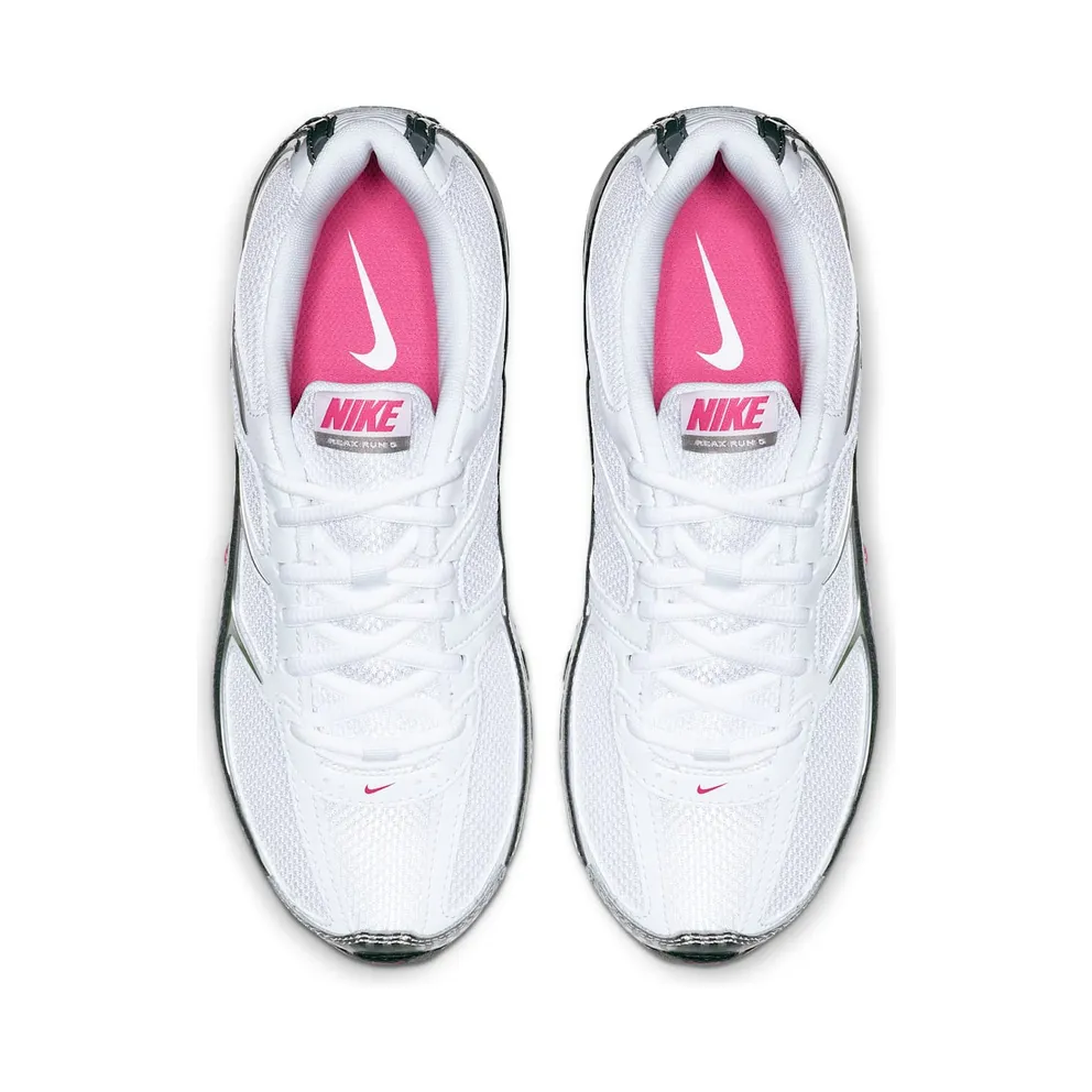 Nike Reax Run 5 White Metallic Silver (W) (407987-116)