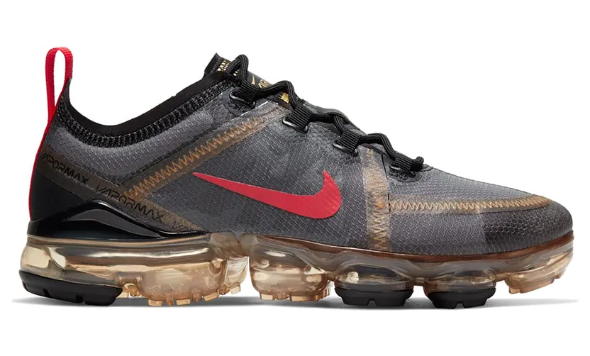 Air VaporMax 2019 Black Gold Red (W)
