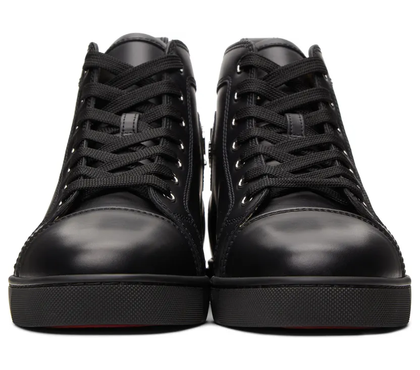 Christian Louboutin Black Louis High-Top Sneakers (3091177) (2)