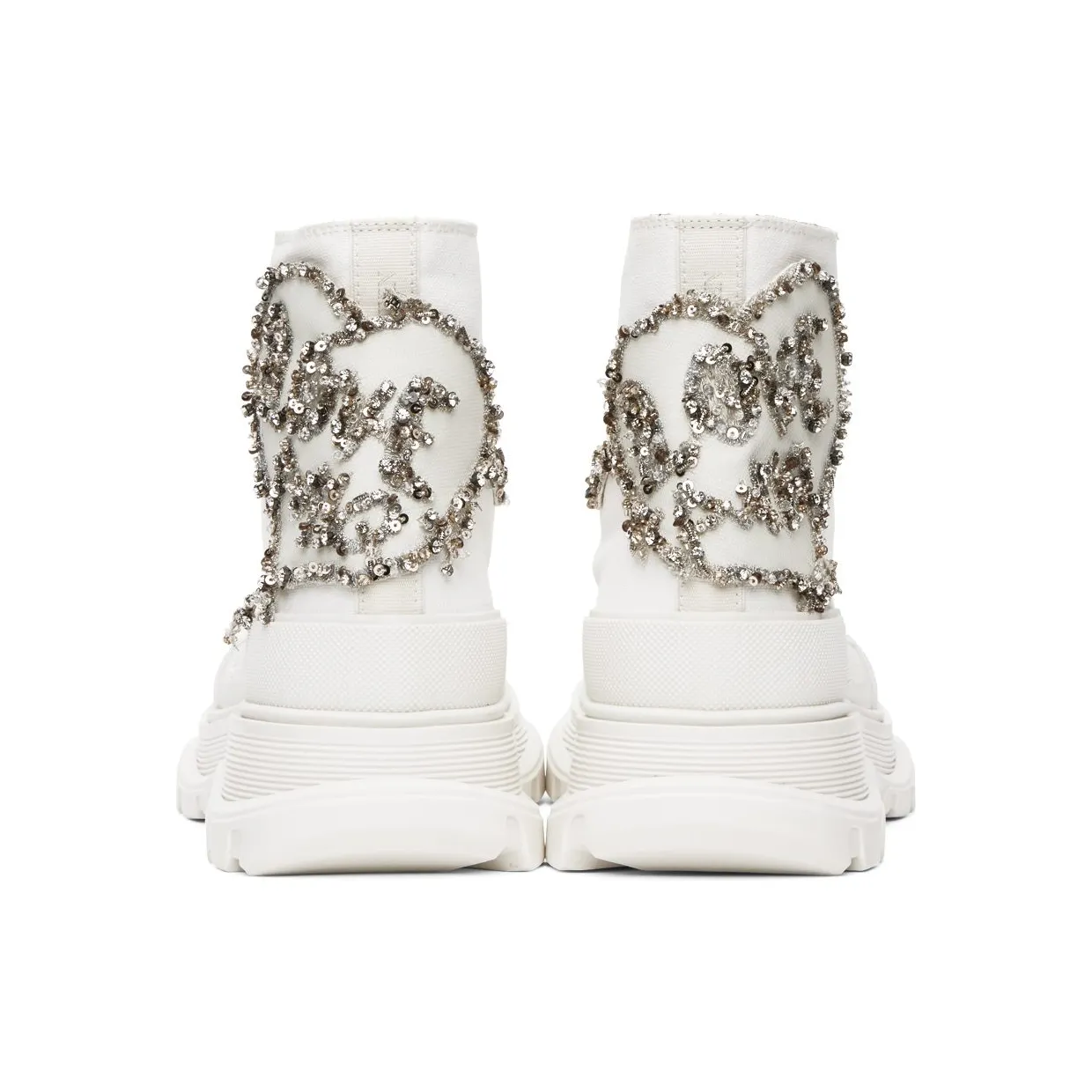 Alexander McQueen White Tread Slick High 9423 WH/OFWH (711112W4TGB) (2)