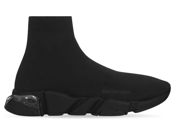 Balenciaga Speed Clear Sole Black (607544W2DBL1000)