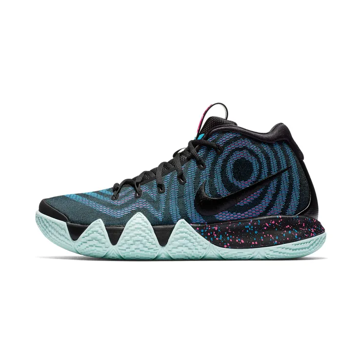 Nike Kyrie 4 80s (Decades Pack) “Black / Laser Fuchsia” (943806-007)